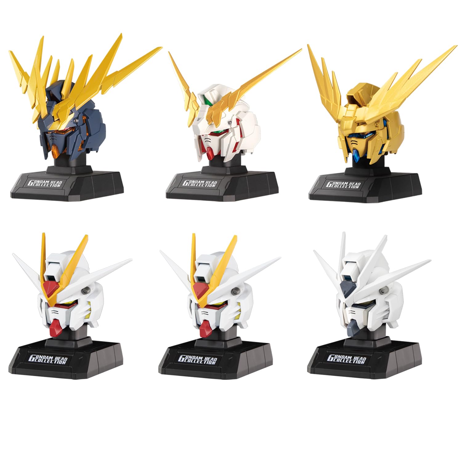 ガンダムヘッドコレクション VOL.1 ノーマル6個セット Amazon.co.jp: [バンダイ(BANDAI)] GUNDAM HEAD COLLECTION vol.1