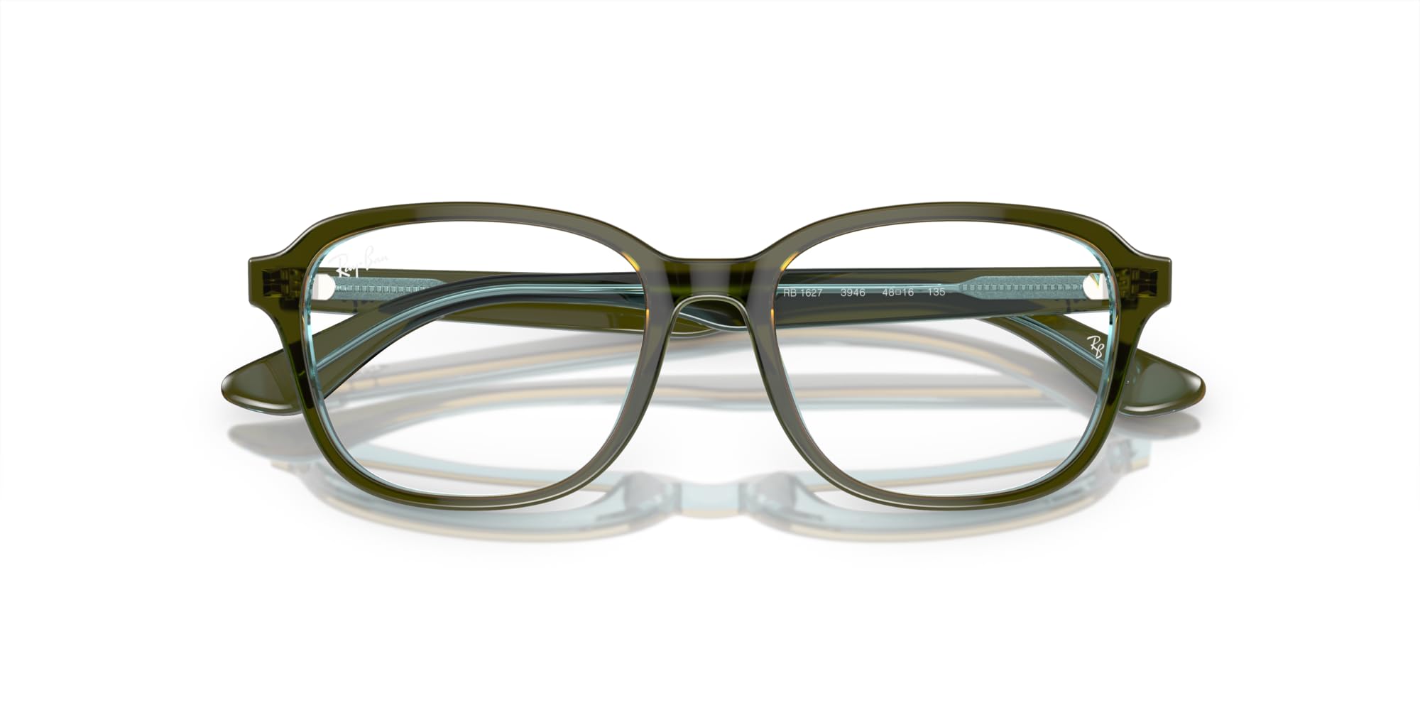 Ray-Ban Kwadratowe oprawki do okularów korekcyjnych Ry1627 dla dzieci