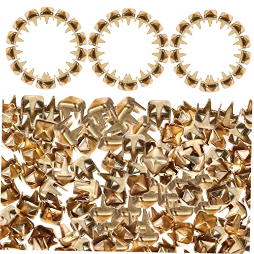 HOMSFOU 1000Pcs Clothing Claw Studs Metal Rivets for DIY Dressmaking Rivets with Smooth Surface Durable Crafting Supply for Hands Projects for Fashion Accessories