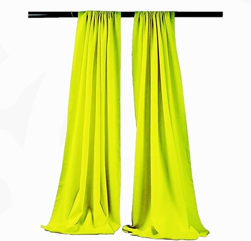 Miniatura 68 de New Creations Fabric & Foam Inc, Panel de cortina de popelina de poliéster (rubor, 1 panel sin costuras de 10 pies de ancho por 6 pies de alto)