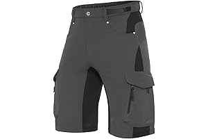 Men's Outdoor Quick Dry Lightweight Stretchy Cargo Shorts for Hiking, Tactical, Camping,...