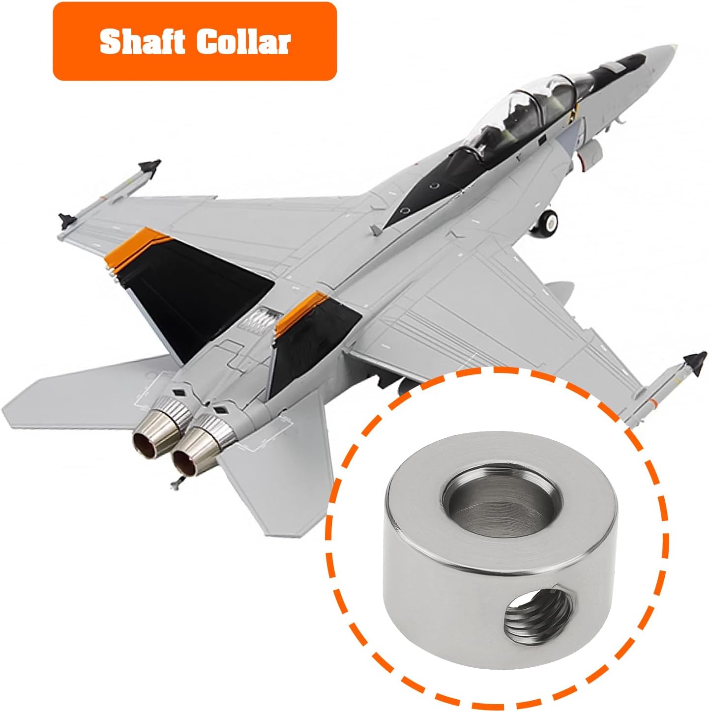 20pcs 4mm Quick Release Locating Rings Metal Clamping Collars with Grub Screw for Automotive Robotics and Manufacturing Silver