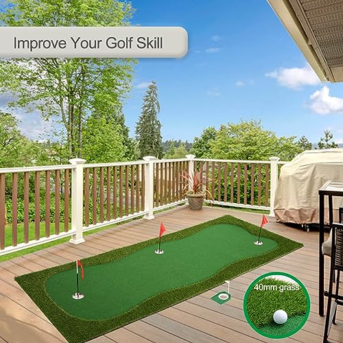 Chriiena Golf Putting Green,Large Practice Putting Mat for Indoor Outdoor by Chriiena - Image 3