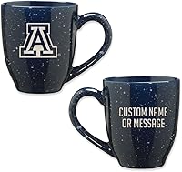 Vista 38 de Rico Industries NCAA UCLA Bruins Royal Blue - Taza de café de cerámica moteada grabada con láser de 16 onzas