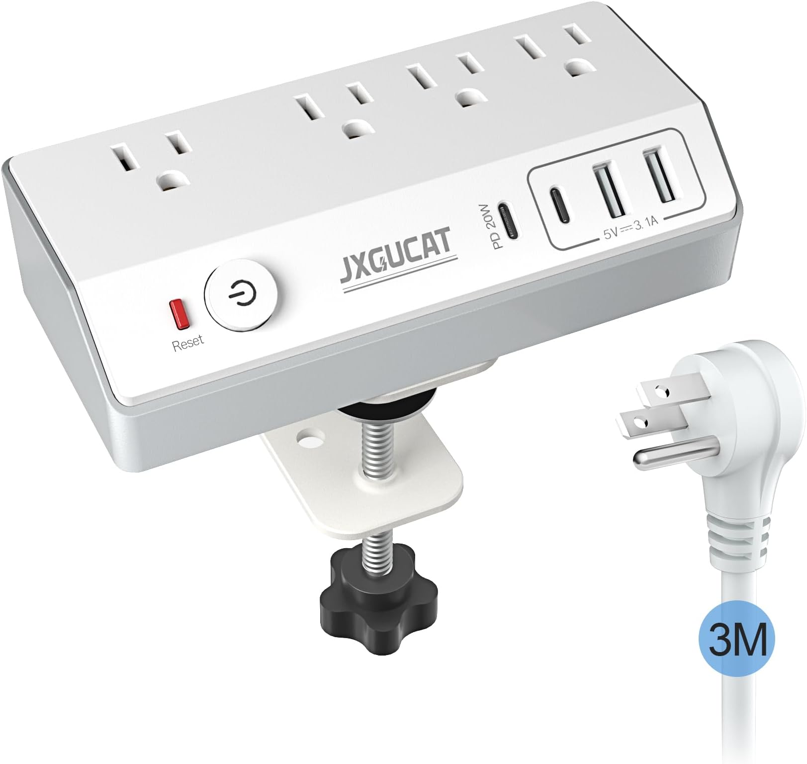 APC Desk Mount Power Station PE6U4W, UShaped Surge