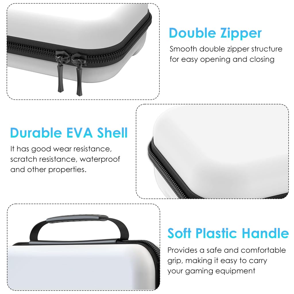 ZORBES Carrying Case for Switch Gamepad, 8-Cartridge EVA Anti-Scratch Bag 4