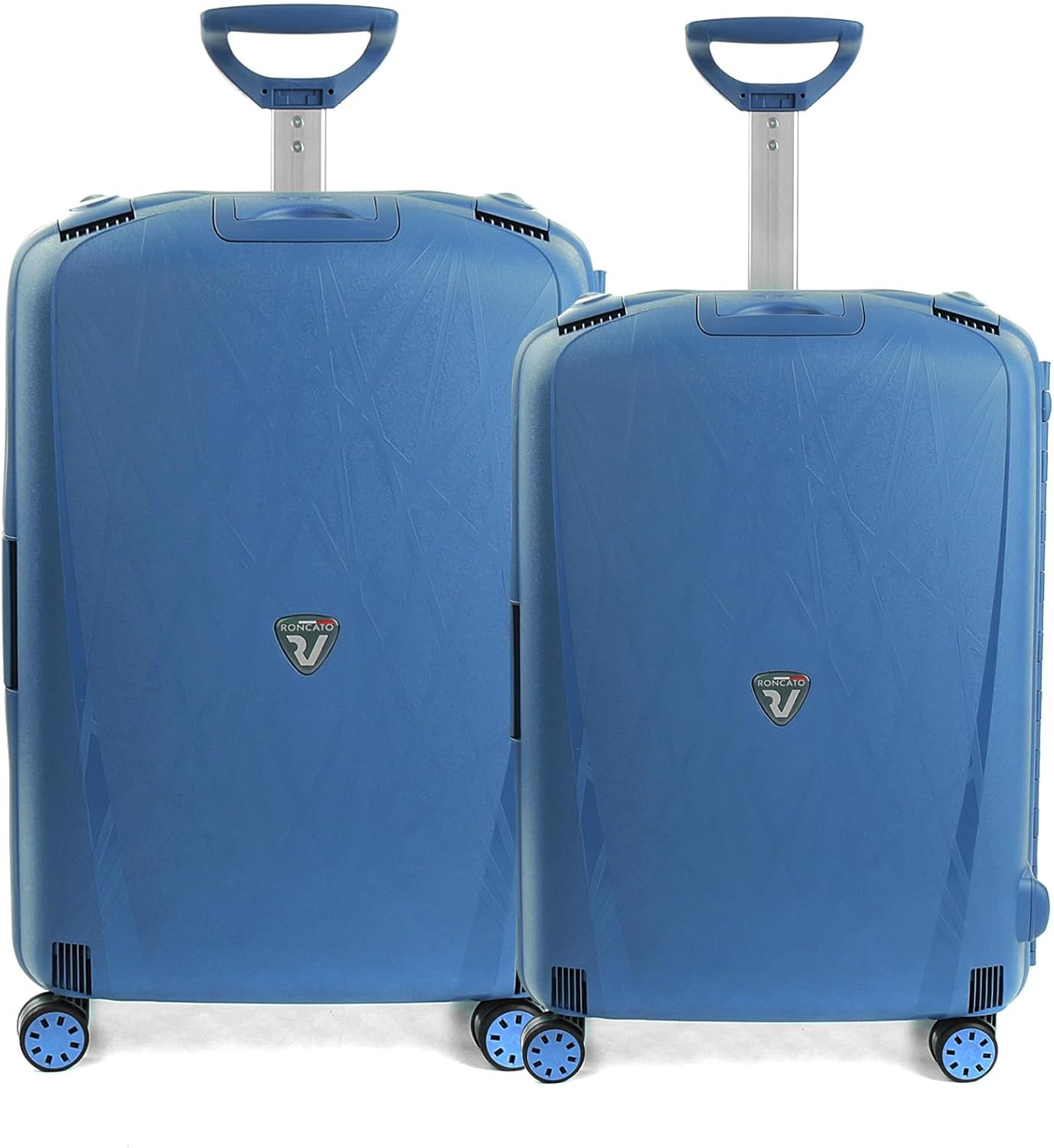 Set Valigia Leggera Roncato (Grande, Media) Blu Avio