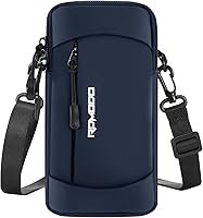 Vista 10 de Soporte de teléfono para correr, banda de brazo de gran capacidad para teléfono para correr y caminar, soporte ligero para teléfono celular