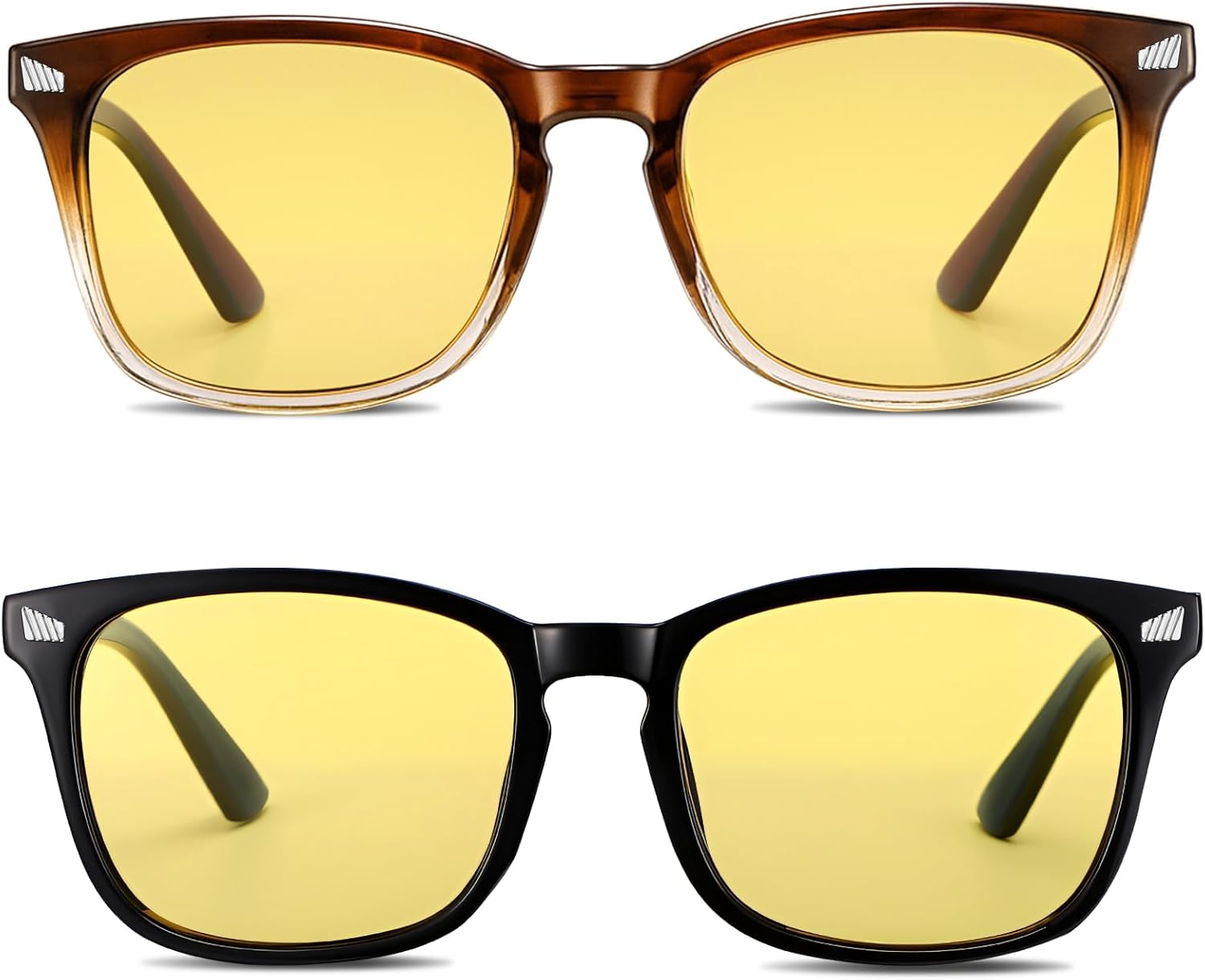 Night Driving Glasses Polarized - Anti Glare Yellow Lens Night Vision for Foggy Rainy Weather, Day & Night Use - Image 8