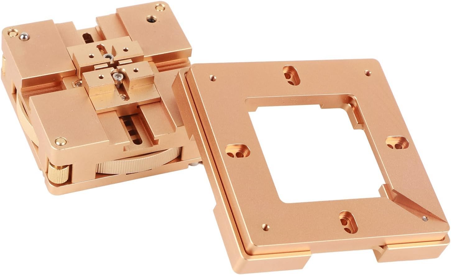 WN8090 BGA Reballing Station Auto Magnet Stencil Solder Rework Efficient Clamping for Electronics Repair Aluminum Alloy