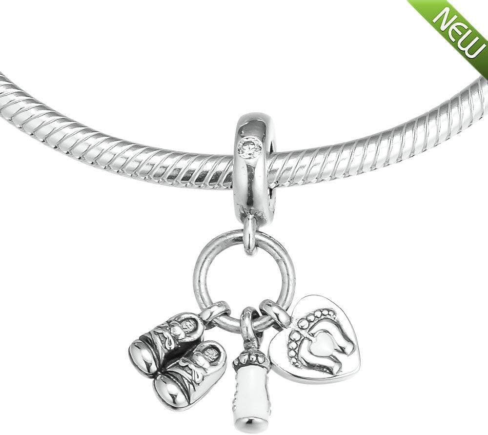 PANDOCCI 2019 My Little Baby Dangle Bead 925 Silver DIY Fits for Original Pandora Bracelets Charm Fashion Jewelry - Image 5