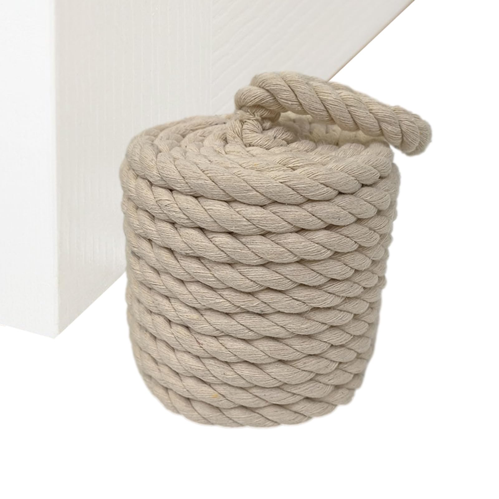Beschwerter Türstopper – Bodenstopper, robuster Baumwoll-Türstopper mit