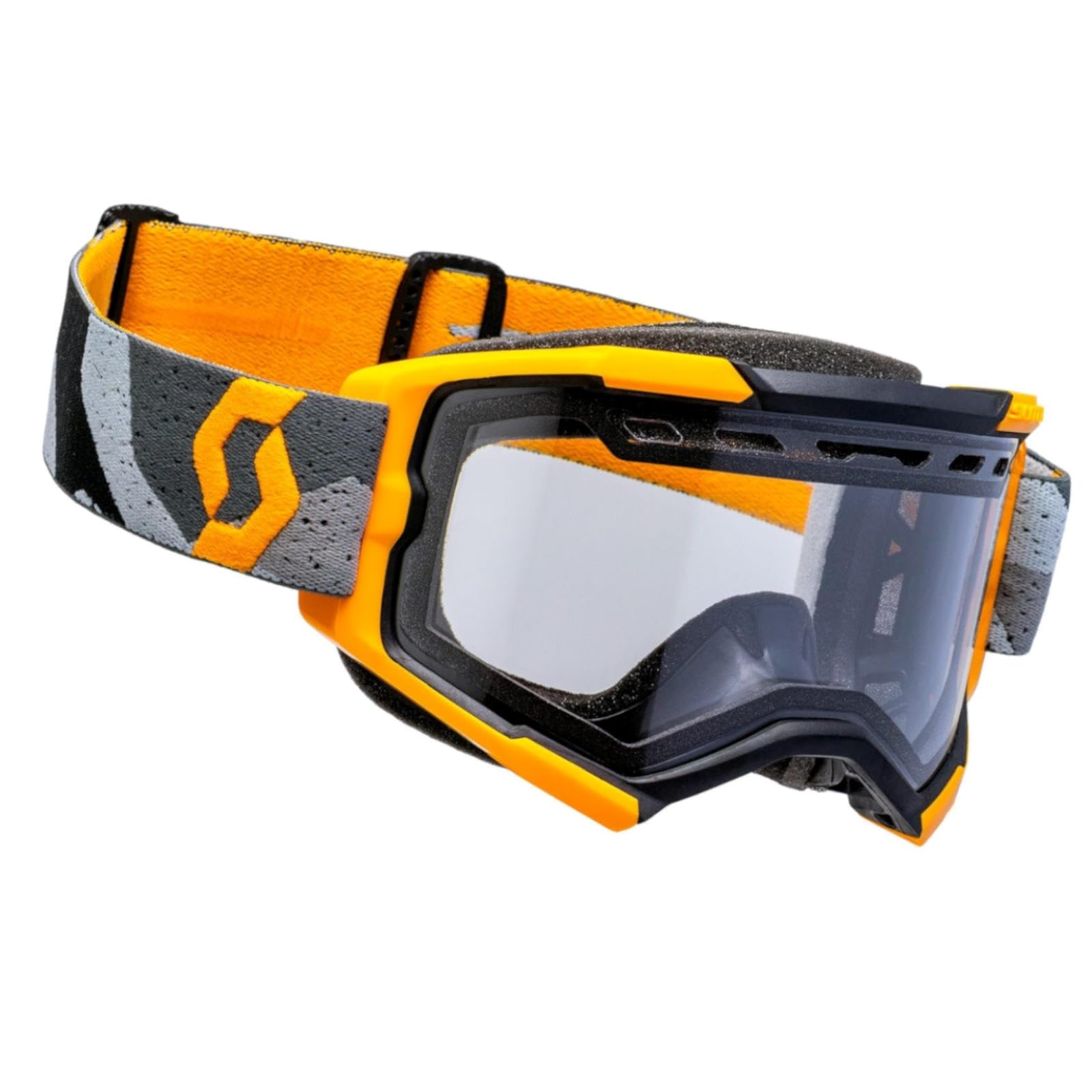SCOTT Motocross Brille Fury Enduro, Camo - Grau Gelb, 403265