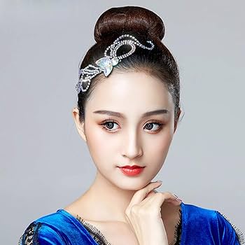 Amazon.co.jp: RIKOUZY 社交ダンス ラテンダンス用ヘアアクセサリー