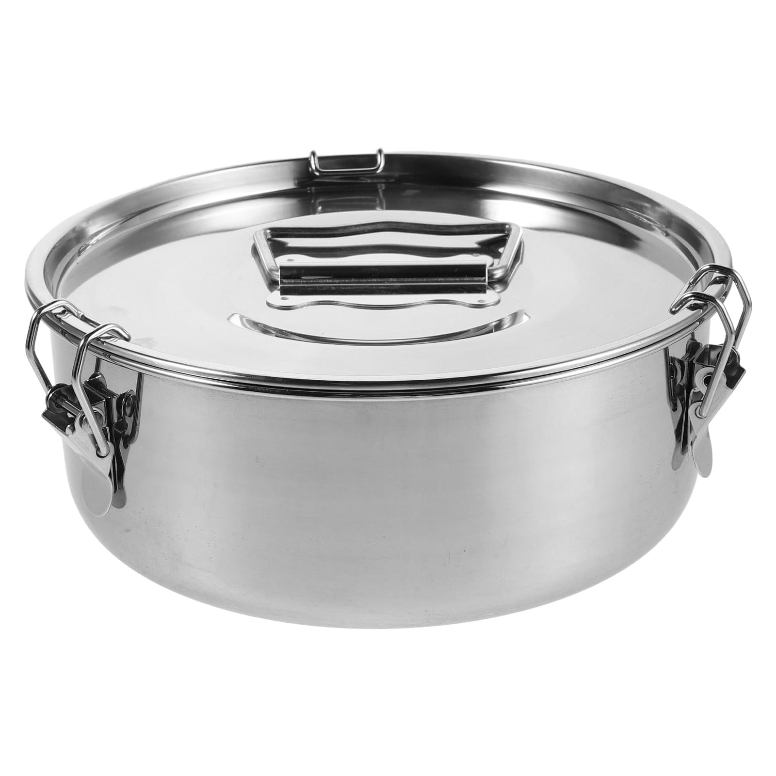 Molde para flan de acero inoxidable: Flanera pequeña de metal de 1,5 litros con tapa y asa, molde para hornear al baño maría y vaporera para pudín, tarta de queso y cupcakes.