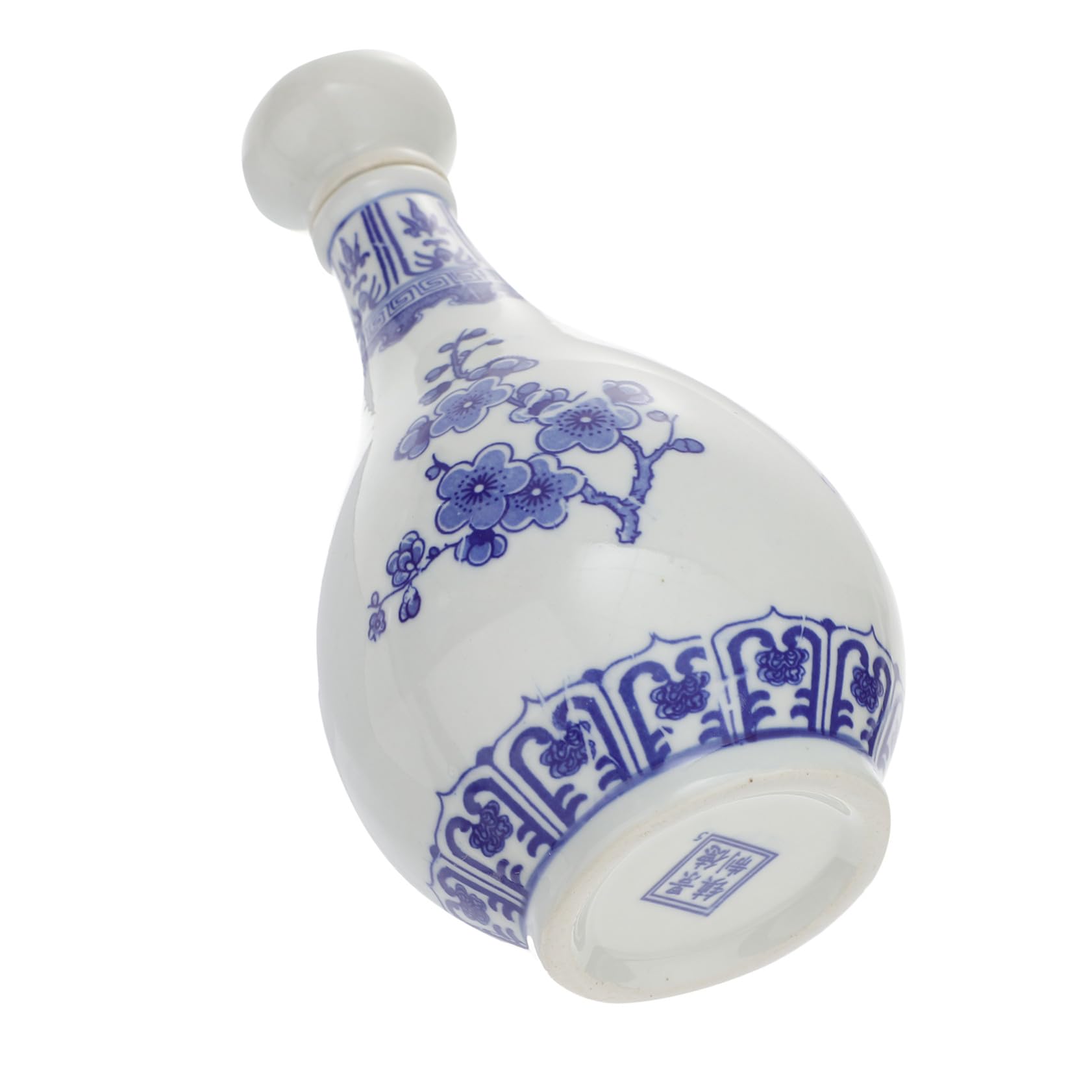 Pot de conservation porcelaine bleu et blanc cadeau traditionnel