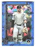 2025 Topps Chrome Update Sapphire #USC86 Liam Hicks RC Rookie Miami Marlins MLB Baseball Trading Card
