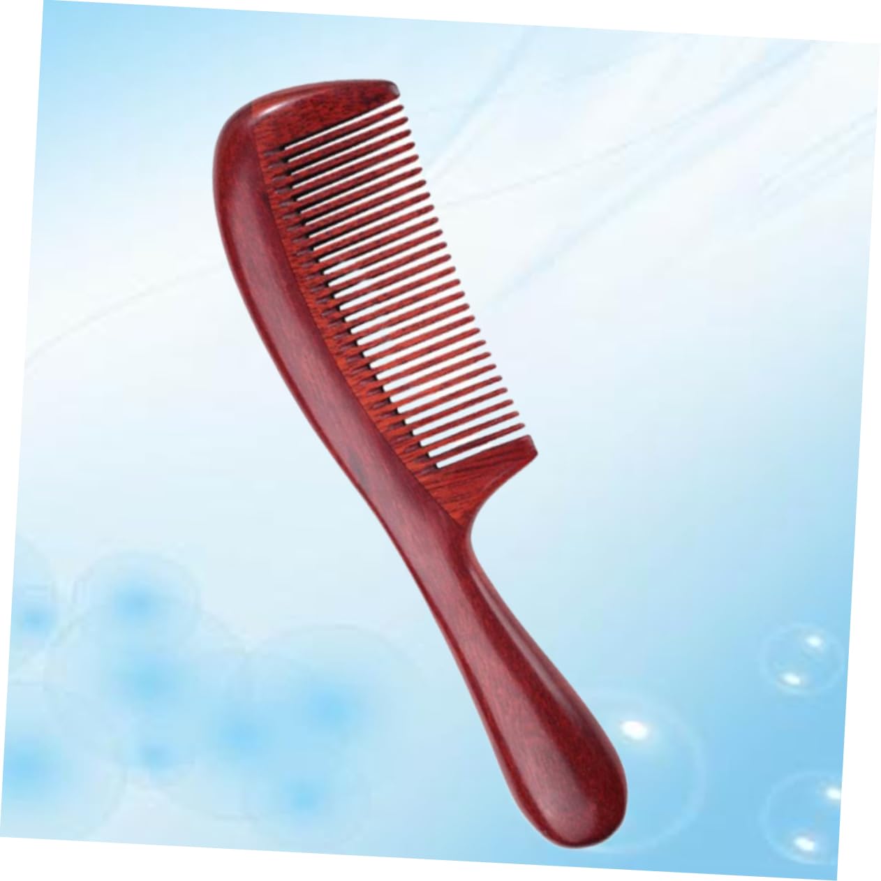 pettini per Capelli， Wooden Comb Natural Whole Wood Hair Comb Straight Hair Combs Handmade Sandalwood Hair Combs Wooden Tooth Comb Anti-Static Comb(As Shown,20.5 * 5.5cm)