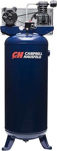 Campbell Hausfeld Compresor de aire estacionario vertical vertical de 60 galones 3.7 HP 230V (VT6195) Azul