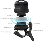 ROCKBROS Bike Bell for Apple AirTag Hidden Bike Mount Bike AirTag Holder GPS Tracker Hidden in Classic Bicycle Bell Anti-Theft for Adults
