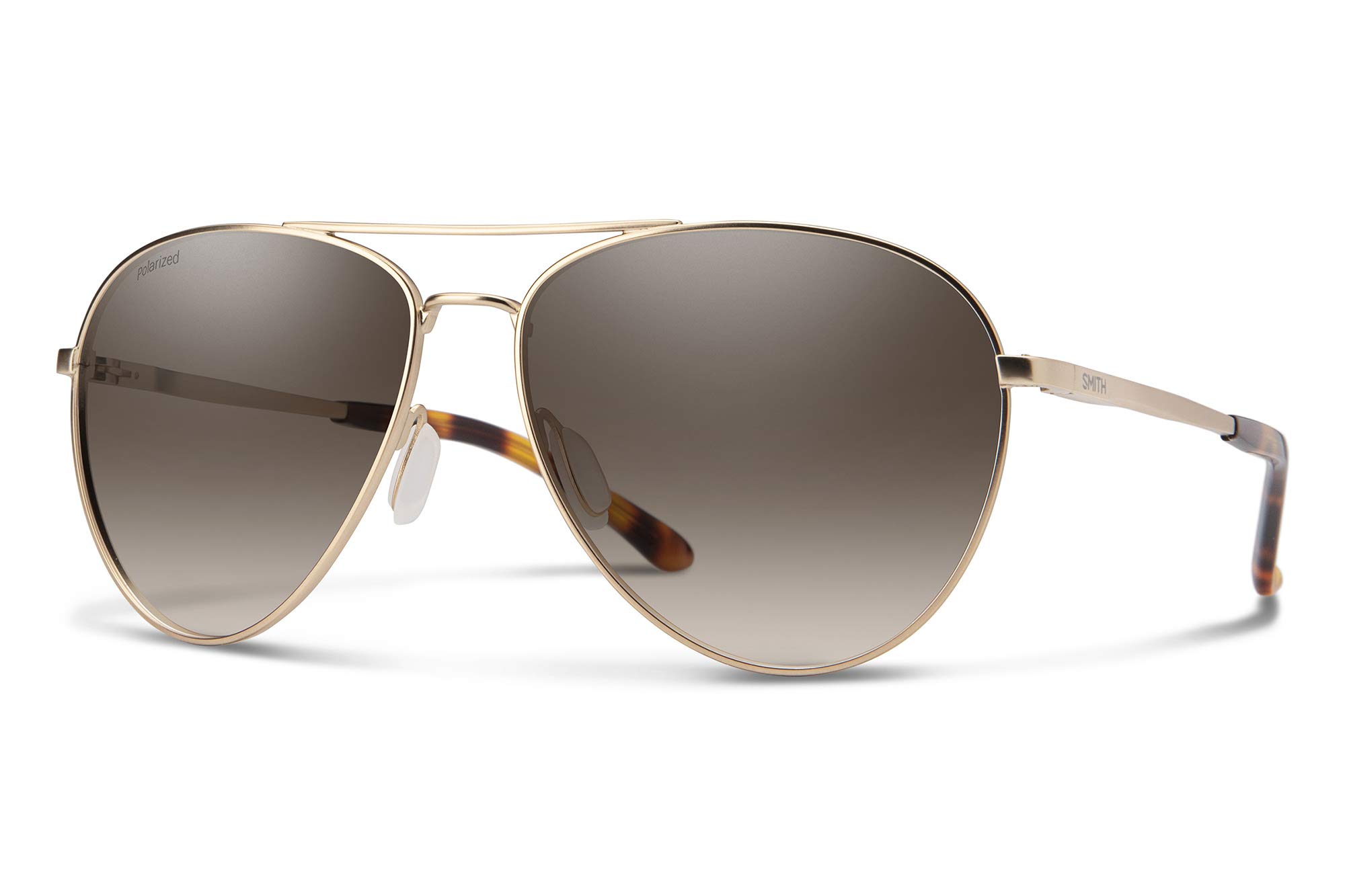 Smith Layback Sunglasses Matte Gold/Polarized Brown Gradient One Size