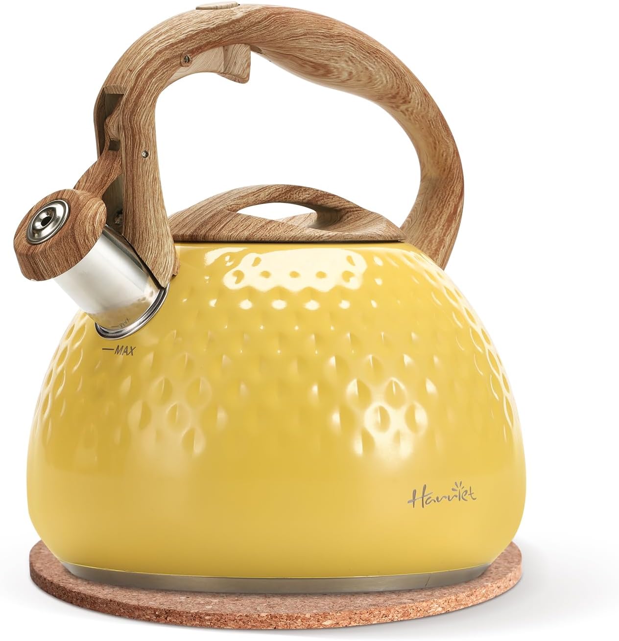 Tea Kettle Harriet Tea Pot for Stove Top, 2.5 QT Whistling Tea Kettle