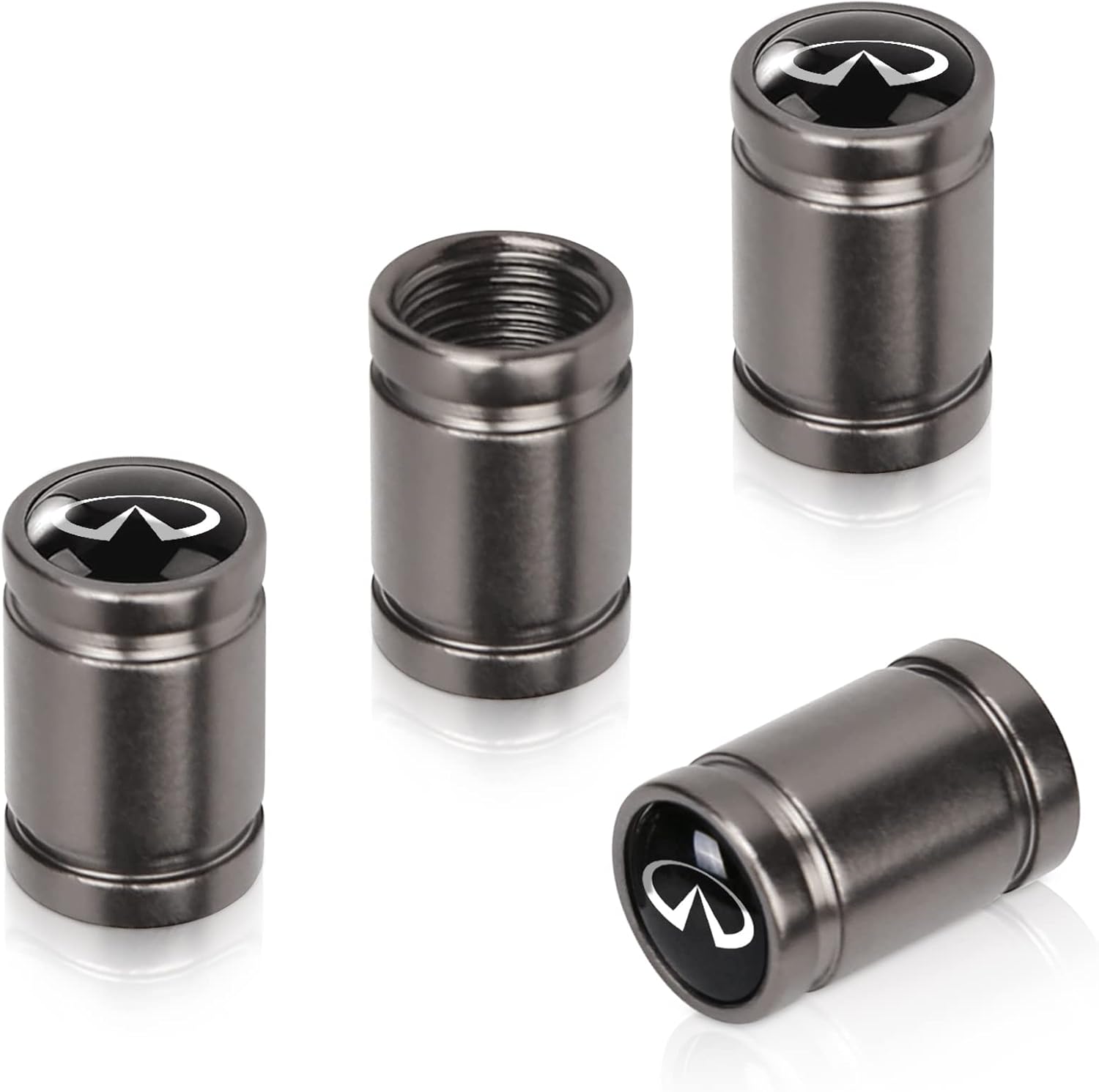 RocarKB 4 Pieces Car Valve Stem Caps Auto Wheel Tire Valve