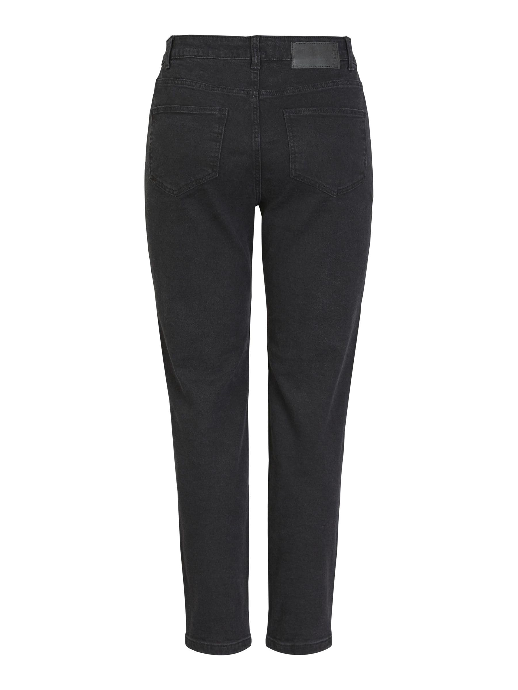 PIECES Kesia High Waisted Ankle Length Mom Jeans