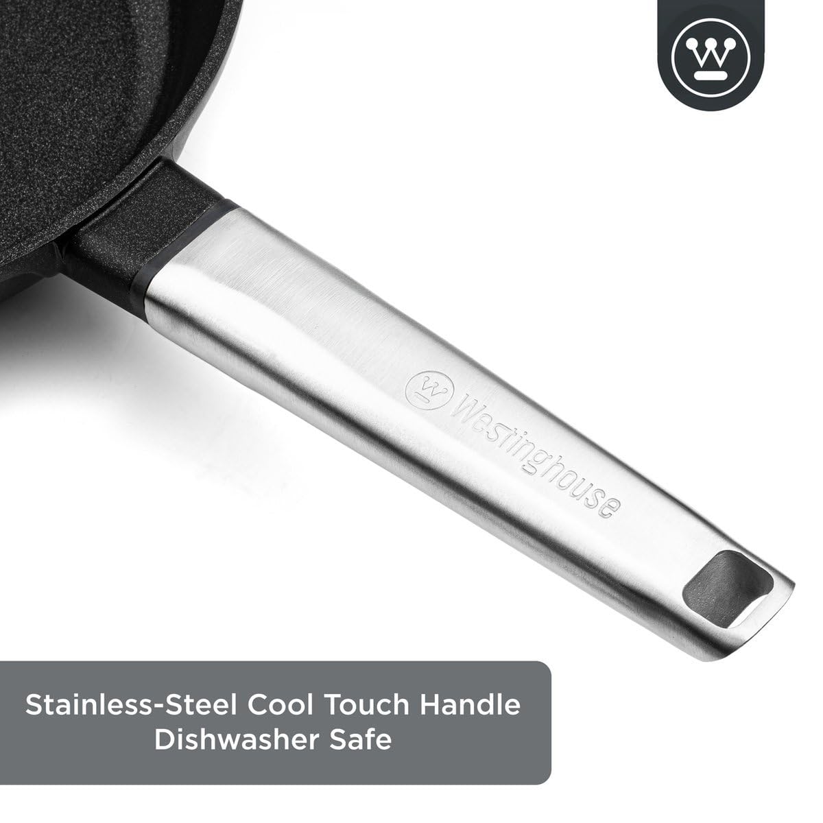 Westinghouse Zestaw patelni Performance ø 24 i 28 cm - czarny - indukcja i wszystkie inne źródła ciepła