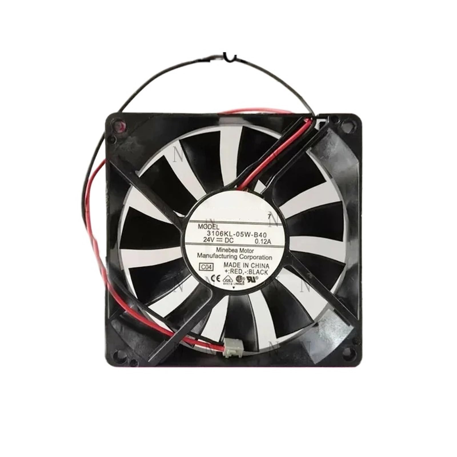 BALYDLUL Cooling fan DC24V 0.12A 80 * 80 * 15mm 2pin 3106KL-05W-B40
