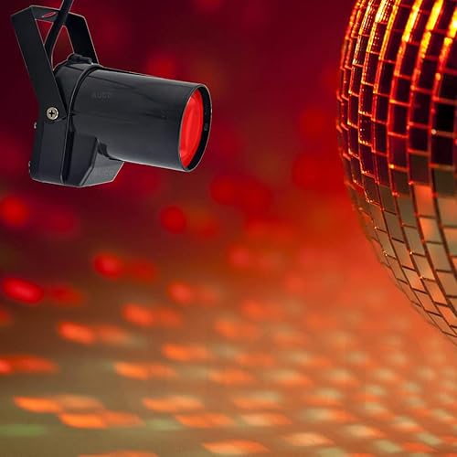 Miniatura 8 de Mini portátil 3W solo color LED Pinspot Beam lámpara paisaje proyectores DJ show etapa iluminación LE-M02 WarmWhite