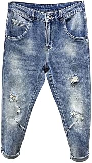 Acquisto \u003ejeans uomo corti strappati Grande vendita - OFF 60%