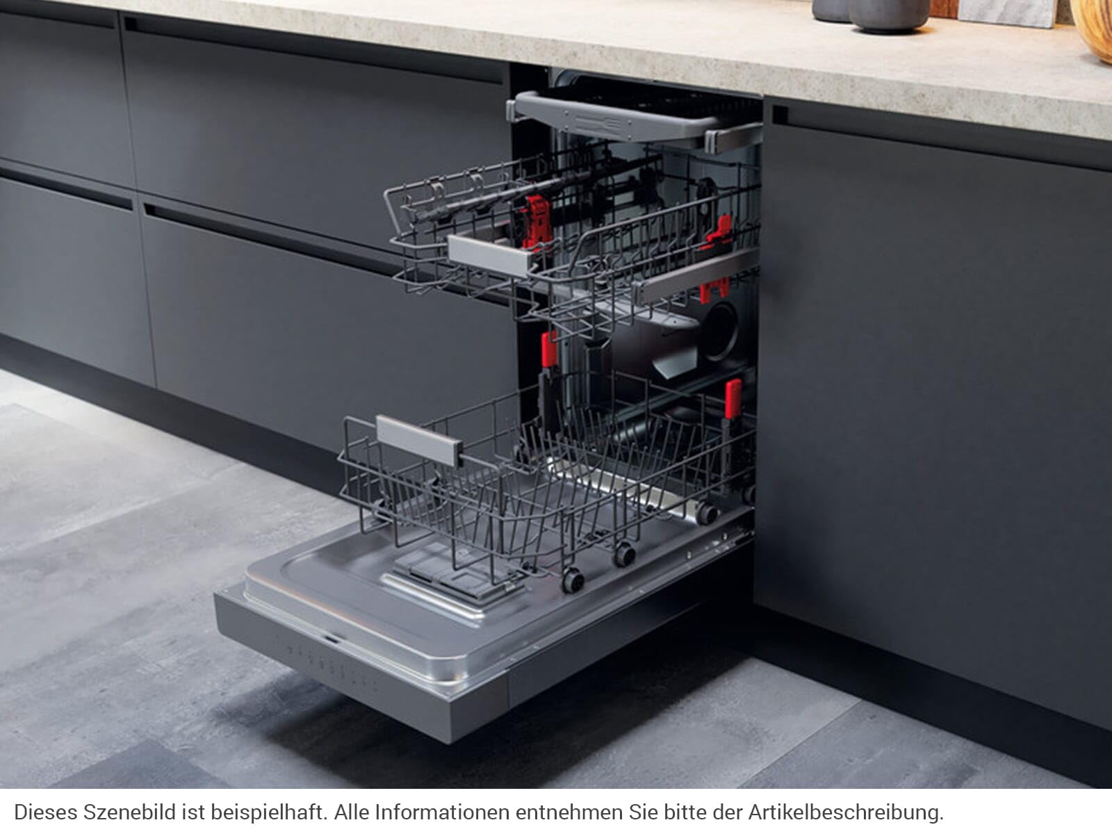 Bauknecht BSUO 3O23 PF X Unterbau-Geschirrspüler 45 cm PowerClean Besteckschublade Vollwasserschutz Hygieneprogramm