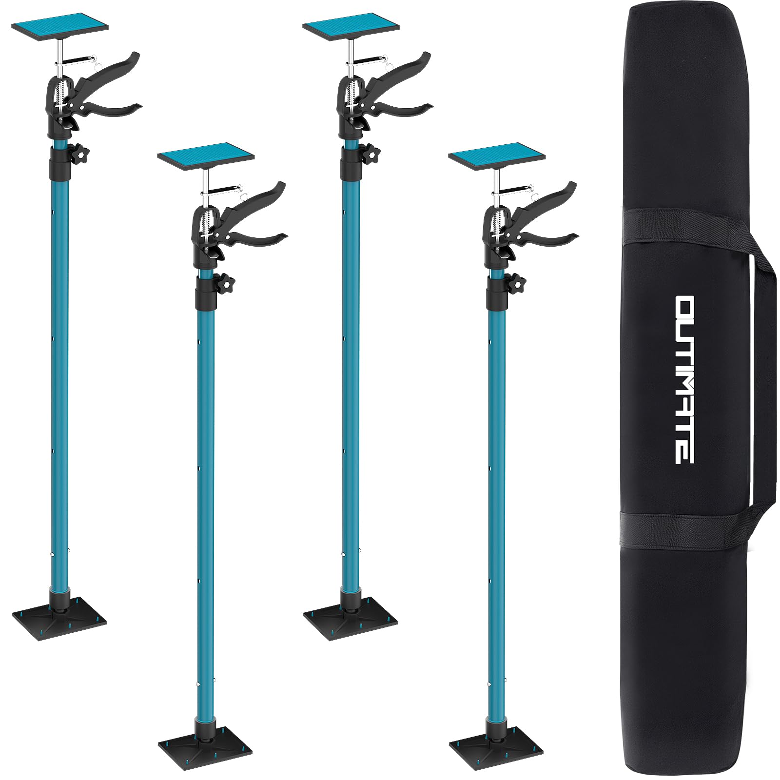 Adjustable Support Pole, Cabinet Jacks for Installing Cabinets, Telescoping Support Poles Range from 13.8'' to 24.6'' Third Hand Tool for Installation, 132 LB Capacity, 2 Packs — Amazon image 8