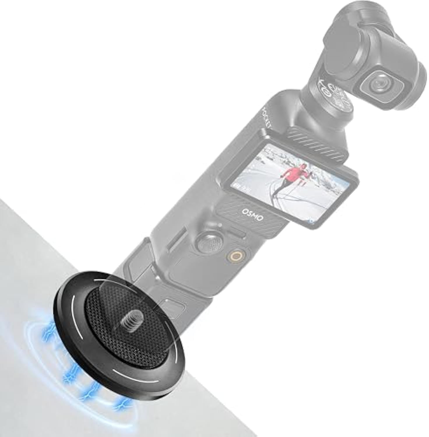 Sponsored Ad – Magnetic Camera Mount Stand Base for DJI Osmo Pocket 3/2, Insta360X4/X3/GO 3, GoPro Hero 12/11/10 Series, Camera Aluminum Base, Camera Accessories, Stable Bracket Non-Slip Support Adapter 1/4 Screw