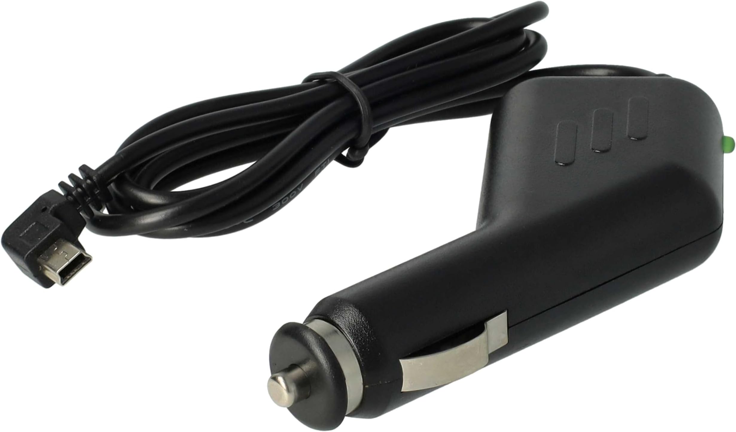 Trade-Shop Mini-USB KFZ-Ladekabel Mit TMC Antenne - Für Tomtom & Garmin Navis