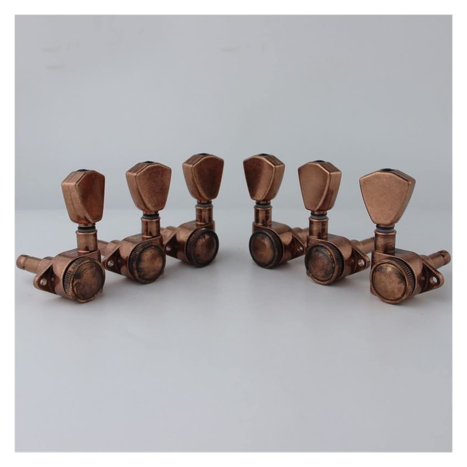 Stimmwirbel Gitarrensaiten 3R3L. Tuner-Gitarre- Modelle Heckschloss String E-Gitarren- Maschinenköpfe Trapezium- Button Antike Bronze