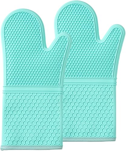 Miniatura 13 de Restaurantware Comfy Grip - Manoplas para horno mini de 4.3 x 3.5 x 4.2 pulgadas, agarraderas para ollas, 1 juego de guantes de dedos de grado