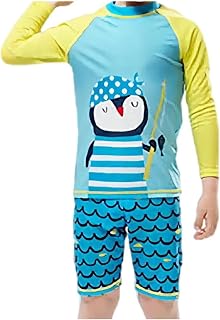 Toddler Boys' Dinosaur Swimwear Sets, Boy Rash Guards, Kids Bathing Suit Two Piece Sunsuit 2-7 Year, WINZIK