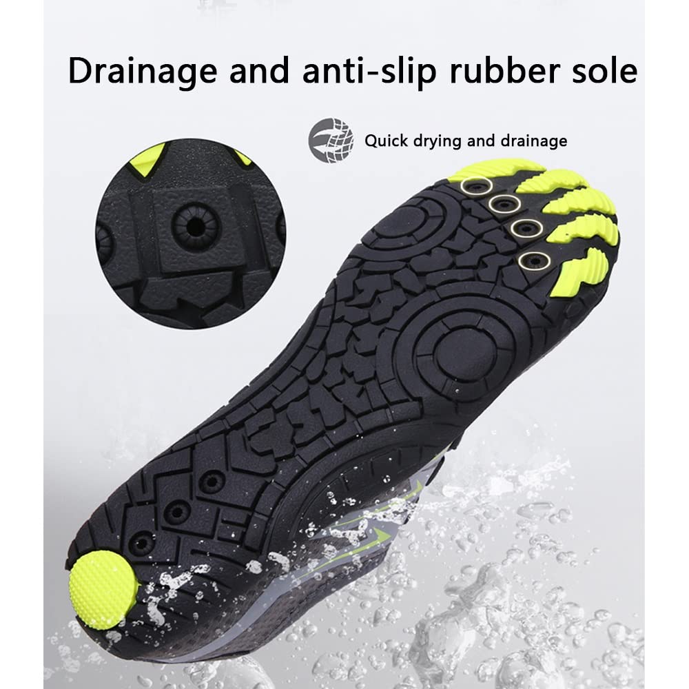 Wasserschuhe Für Frauen, Männer Strandschuhe Bunt Barfuß Schuhe Schnell Trocken Slip-on Für Strand, Schwimmbad, Tauchen, Yoga