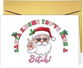 Funny Christmas Card for Her, Rude Christmas Card&Gift for Bestie Best Friend Wife Girlfriend BBF Sister Sister In Law Women Her, Cheeky Xmas Gift for Women
