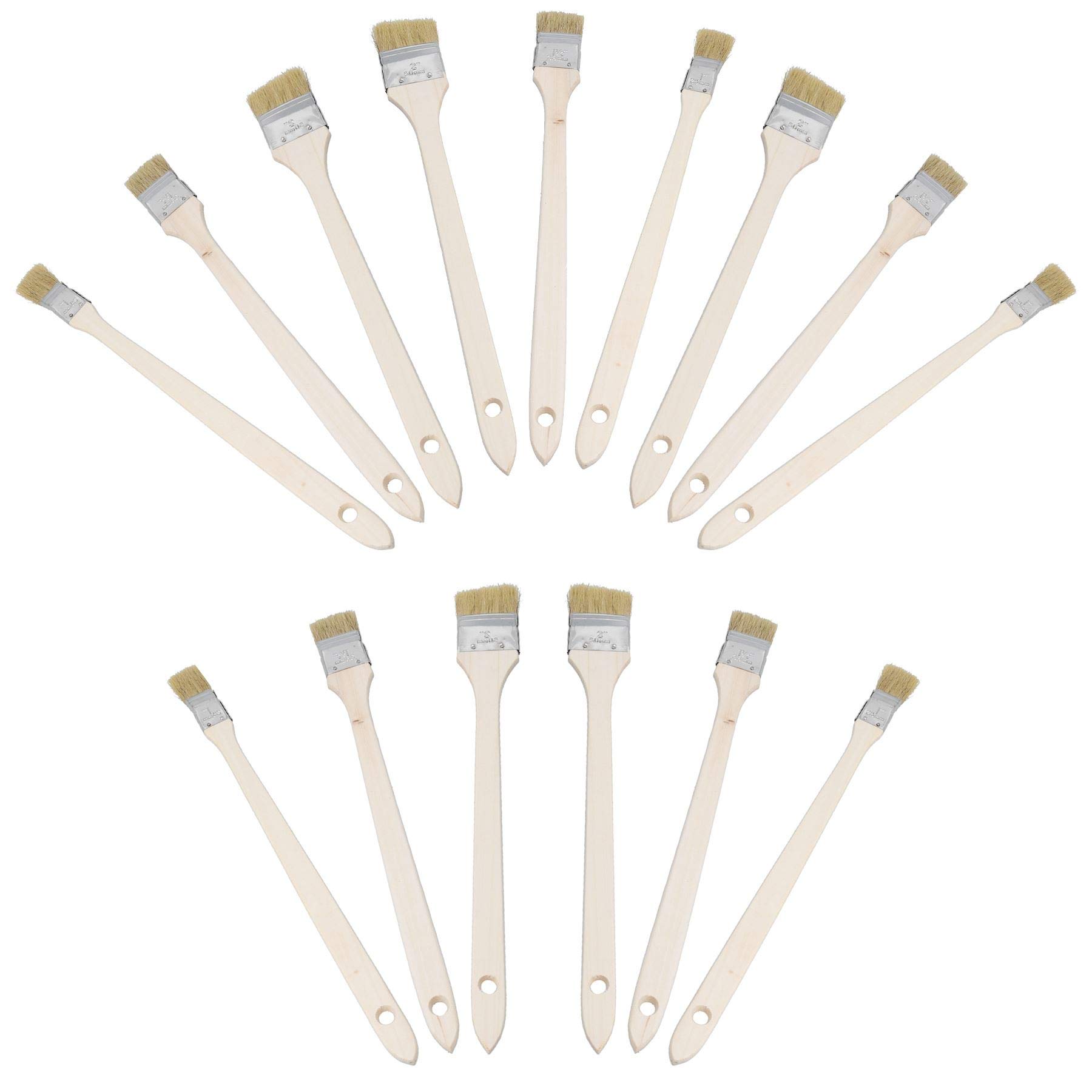 Long Reach Angled Radiator Paint Brush 25mm – 50mm Head Width 400mm 15pc