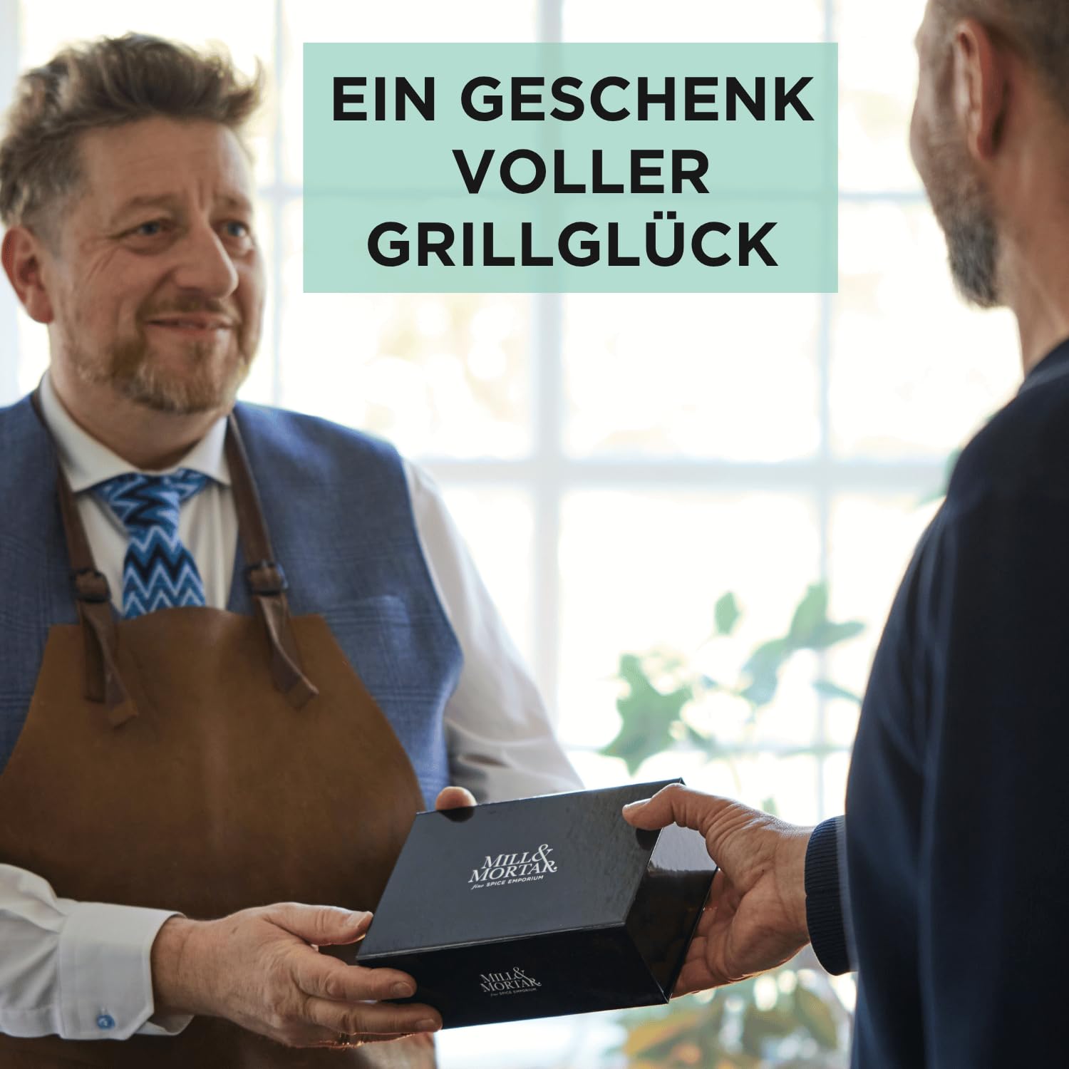 Mill & Mortar BIO Grillgewürz-Geschenkset, 6 Gewürze für BBQ | Smokey Sally, Flaming Dust, Mermaid's Bite, Seven Pepper Crush, Paprika, Rotweinsalz, 4 von 6 Bio, Geschenke für Männer