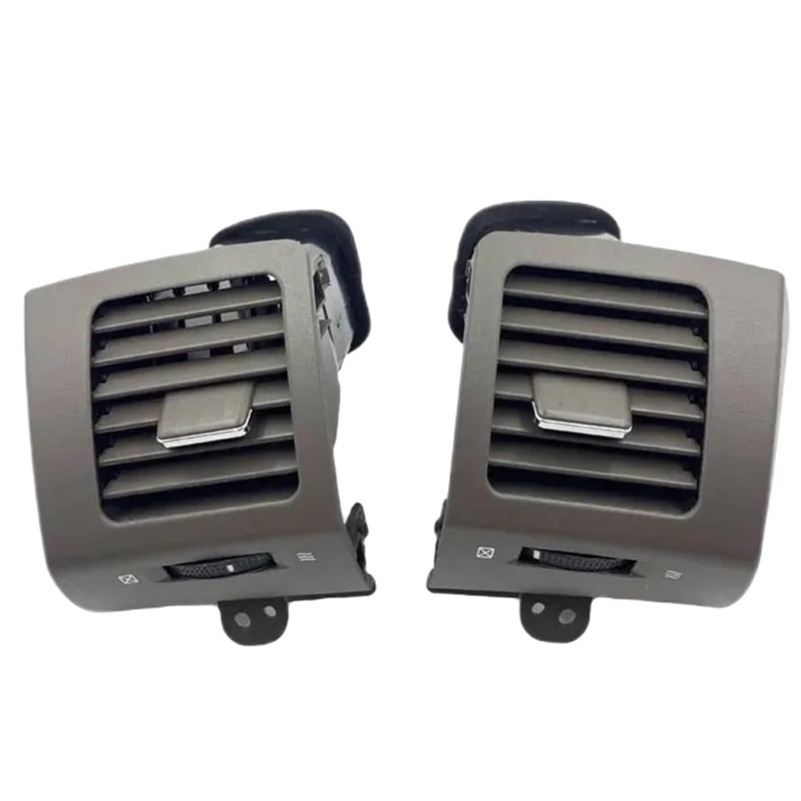 Aireador Salpicadero Consola Central Para Toyota Para Land Para Cruiser Prado 120 Para Lexus GX 470 2003-2009 Salida Ventilación Del Aire Acondicionado Coche(2Pieces Brown LR)