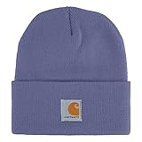 Carhartt Kids' Knit Beanie Watch Hat Boina, Azul marlín, 6-14 Años para Niñas