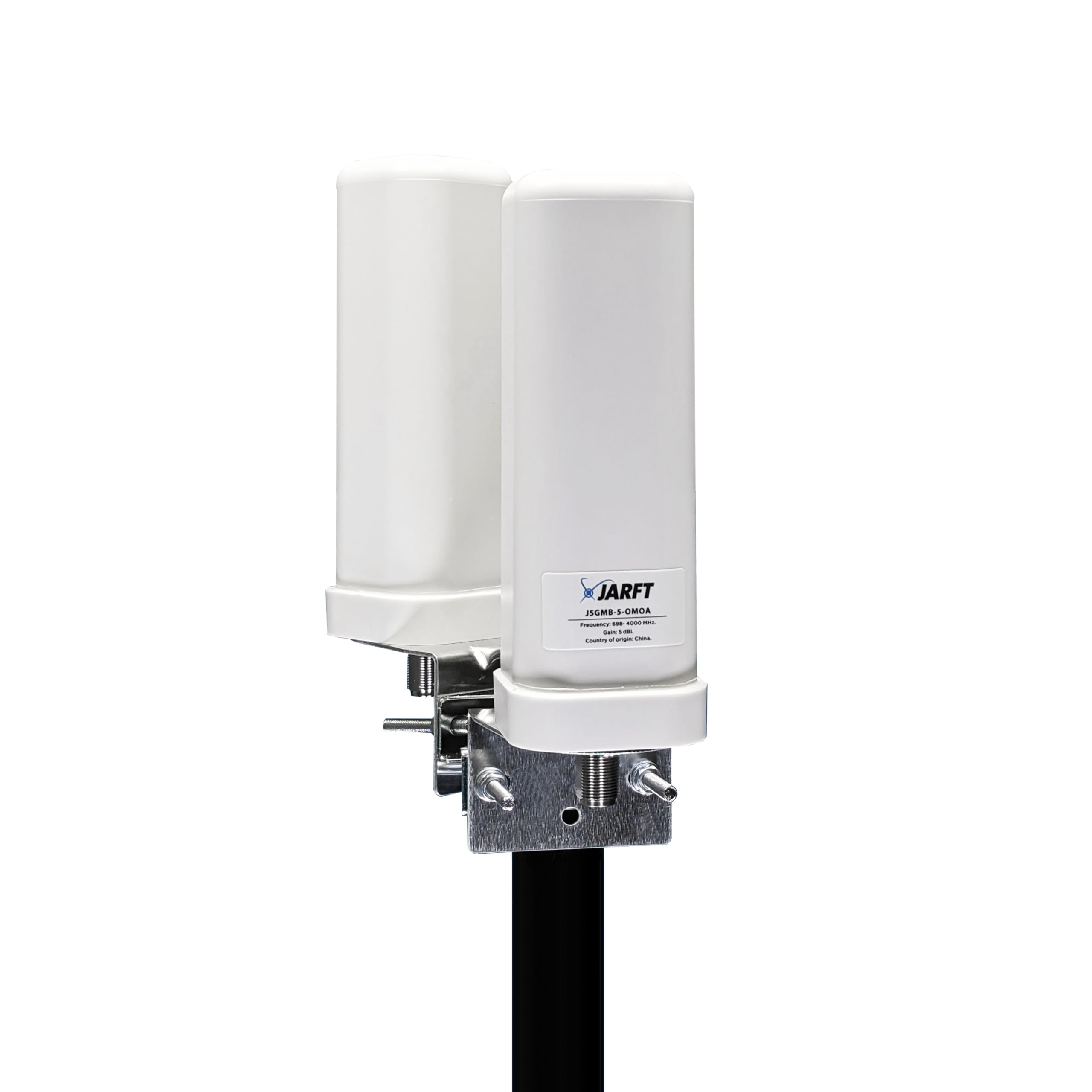 J5GMB-5-OMOA 5G Antenne - 5dBi, LTE / 5G Rundstrahl- Außenantenne, 2x2 MIMO, passend zu vielen 5G Router Modellen (ohne Antennenkabel)