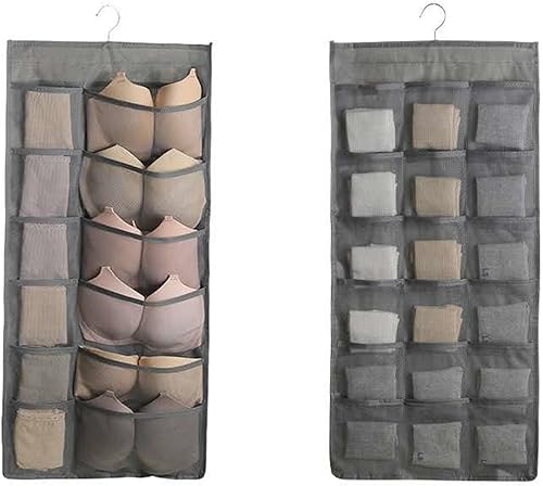 Organizador de contenedores de ropa de doble cara, organizador de ropa interior plegable multifunción, bolsa de almacenamiento de ropa, bolsa