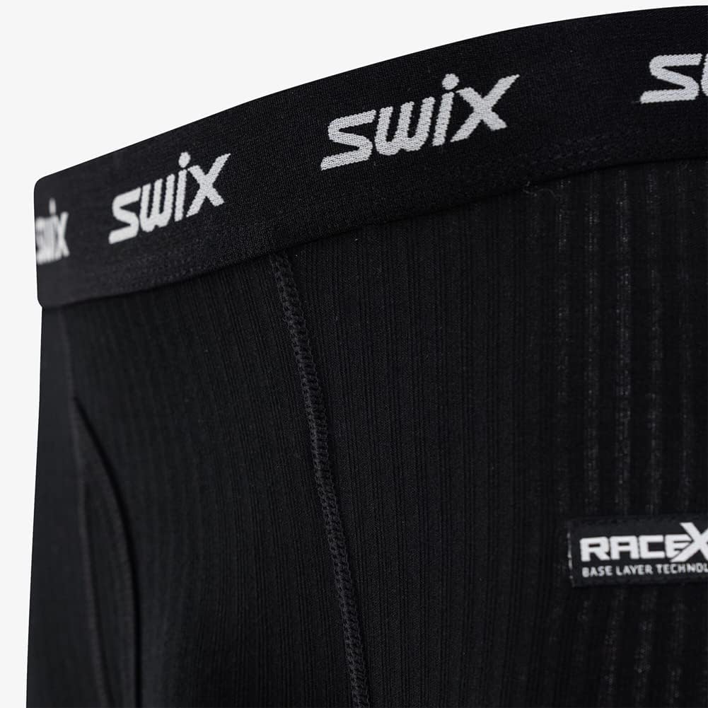 Swix Mens Winter Sports Cross Country Skiing Training Tight Fit Triac Race X Body W Thermal Baselayer Pants