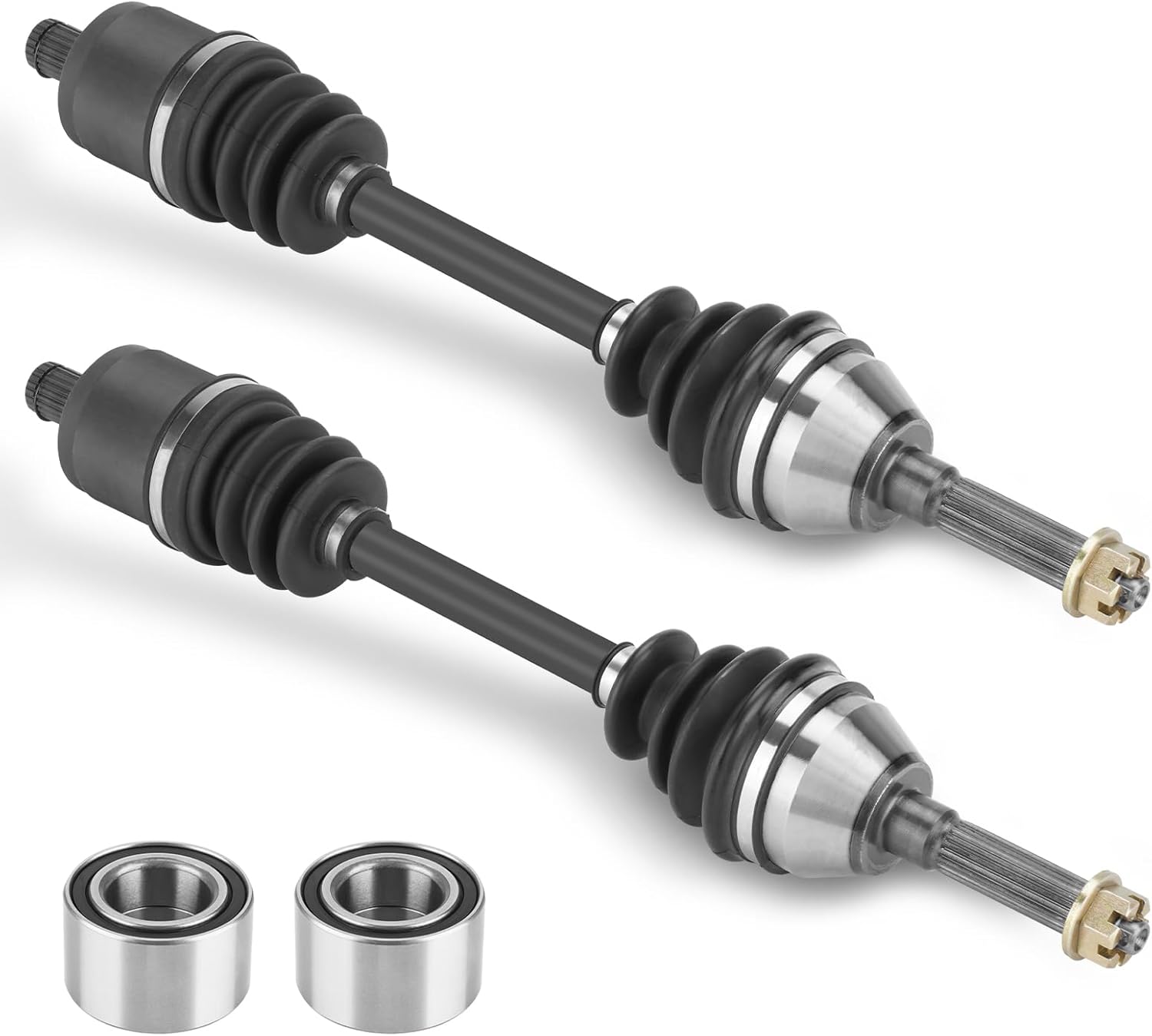 CV Axle Front Assembly for Polaris 2007-2012 Sportsman 400 450 500 700 800 4x4 Models, 2 pcs Left/Right Drive Half Shaft Replace for 1332347 1332656 1332881 1332501