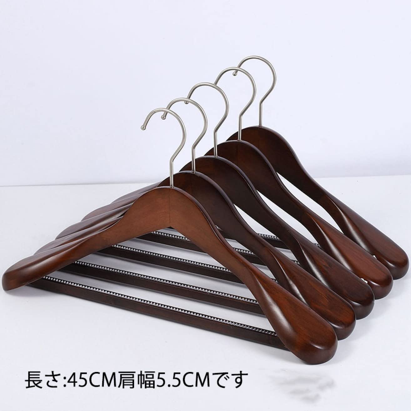Amazon.co.jp: 木製ハンガー スーツ ジャケットコート用ハンガー